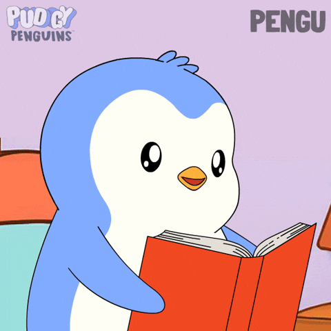 School Think GIF by Pudgy Penguins