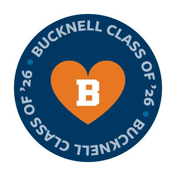 Heart College Sticker by Bucknell University