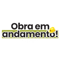 trestatti obra em andamento em andamento urbanizadora trestatti Sticker