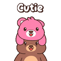 Teddy Bear Flirt Sticker by BEARISH