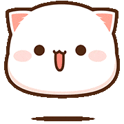 Cat Peach Sticker