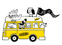 Travel Driving Sticker by KEEN Japan