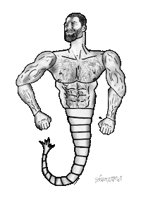 Alpha Male Fitness Sticker by shremps