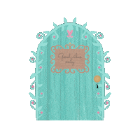 Flowers Door Sticker