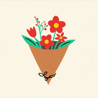 Have A Nice Day Flowers GIF by Jessica Lau
