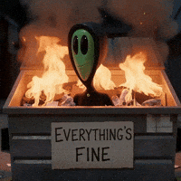 Stressed Burnt Out GIF by Lonely Aliens