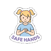 Safehands Behinderung Sticker by KCNB1