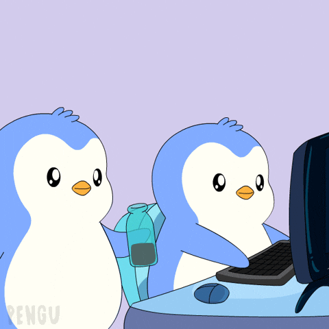 Work Working GIF by Pudgy Penguins
