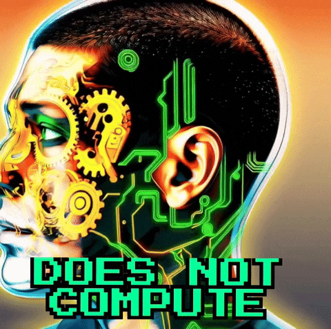 Robot Explain GIF by The LSD Hotel