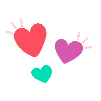 Heart Love Sticker by My Glitter Girls
