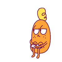 ixelyav cartoon miss you thinking of you lilguys Sticker