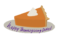 Pumpkin Pie Dessert Sticker by James Madison University