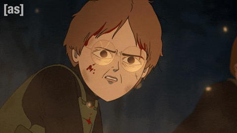 Sad Eyes Wide GIF by Adult Swim