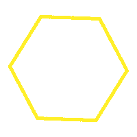 Ava Hexagon Sticker by AVANTGARDE Experts