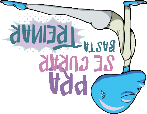 yoga et Sticker by ANA MARIA SAAD
