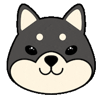 Shiba 柴犬 Sticker by OHAYOTEA