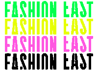 rainbow text Sticker by Fashion East