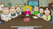 nervous meeting GIF by South Park 