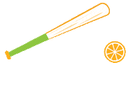 Home Run Baseball Sticker by morningsqueeze