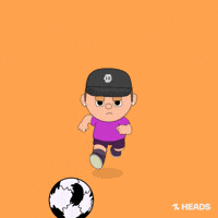 Football Player Running GIF by OneFootball Heads