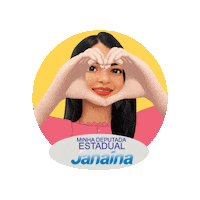 Janaina Sticker by janainaramos.eu