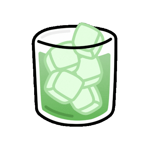 Ice Cubes Tea Sticker by caracaraNYC