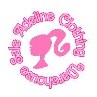 Happy Barbie Movie Sticker by Adeline Clothing