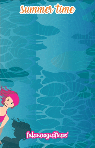 lasfulanas summer verano calor piscina GIF