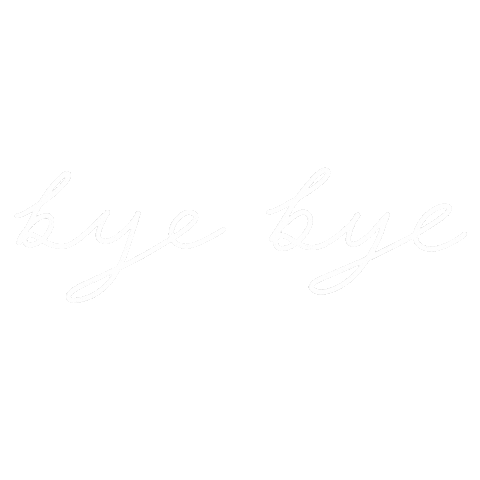 Bye Bye Text Sticker