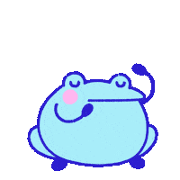 Angry Frog Sticker by rainylune