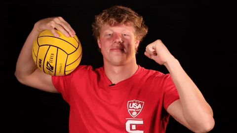 Excited Ball GIF by USA Water Polo
