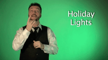 sign language holiday lights GIF by Sign with Robert
