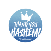thankyouhashem tyh tyhashem thankyouhashem thank you hashem Sticker