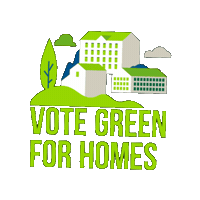 Votegreen Greenfuture Sticker by Green Party of England and Wales