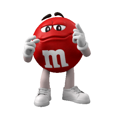 3D Yes Sticker by M&M's UK