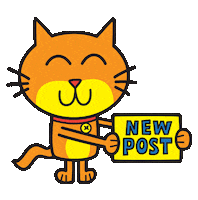 Cat Sticker Sticker by joeyahlbum