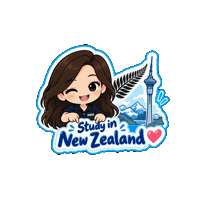New Zealand Study Abroad Sticker by MMS