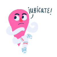 ecolanamx map pin find reciclaje Sticker