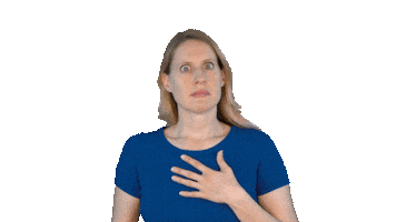 CarlaDelaney actress actor shy embarrassed Sticker