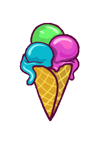 Selenapro sweet ice cream melt lenaproskura Sticker