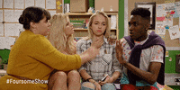 #foursome #youtube #jen mcallister #jennxpenn #youtube red #youtube originals #high school GIF by Foursome