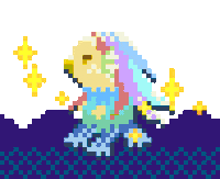Japan Pixel Art Sticker