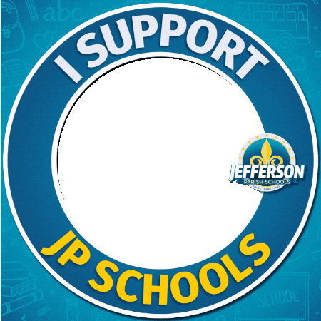 I Support Jefferson Parish Sticker by Jefferson Parish Public Schools
