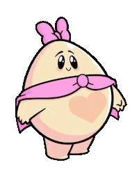 Iggytheegg love kiss love you egg Sticker