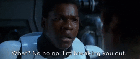 Im Breaking You Out Episode 7 GIF by Star Wars
