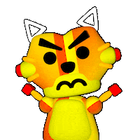 Cat No Sticker by dogdogdogdog