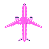 Travel Flying Sticker by Going