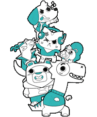 Dino Uni Sticker by Piticas