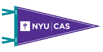 College Cas Sticker by New York University