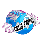 GrubExotic yummy nom nom yumyum exotic snacks Sticker